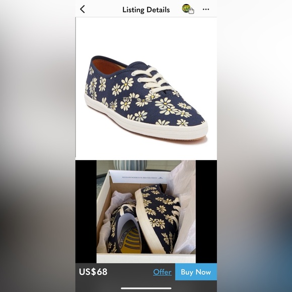 KEDS Daisy 🌼 sneakers, EUC size 8/8.5 - Picture 2 of 6